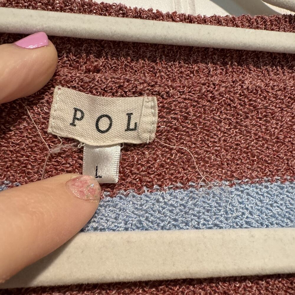 POL Stars Stripes Sweater Size Large - Picture 5 of 7